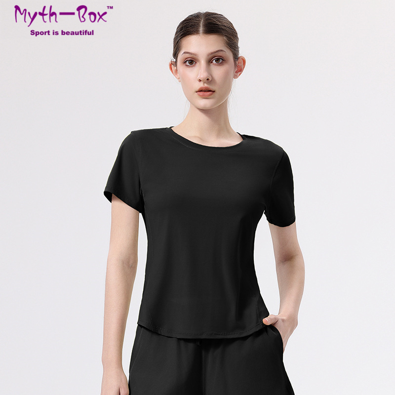 Yoga Fitness Qc - Summer Women Yoga Shirts Loose Short