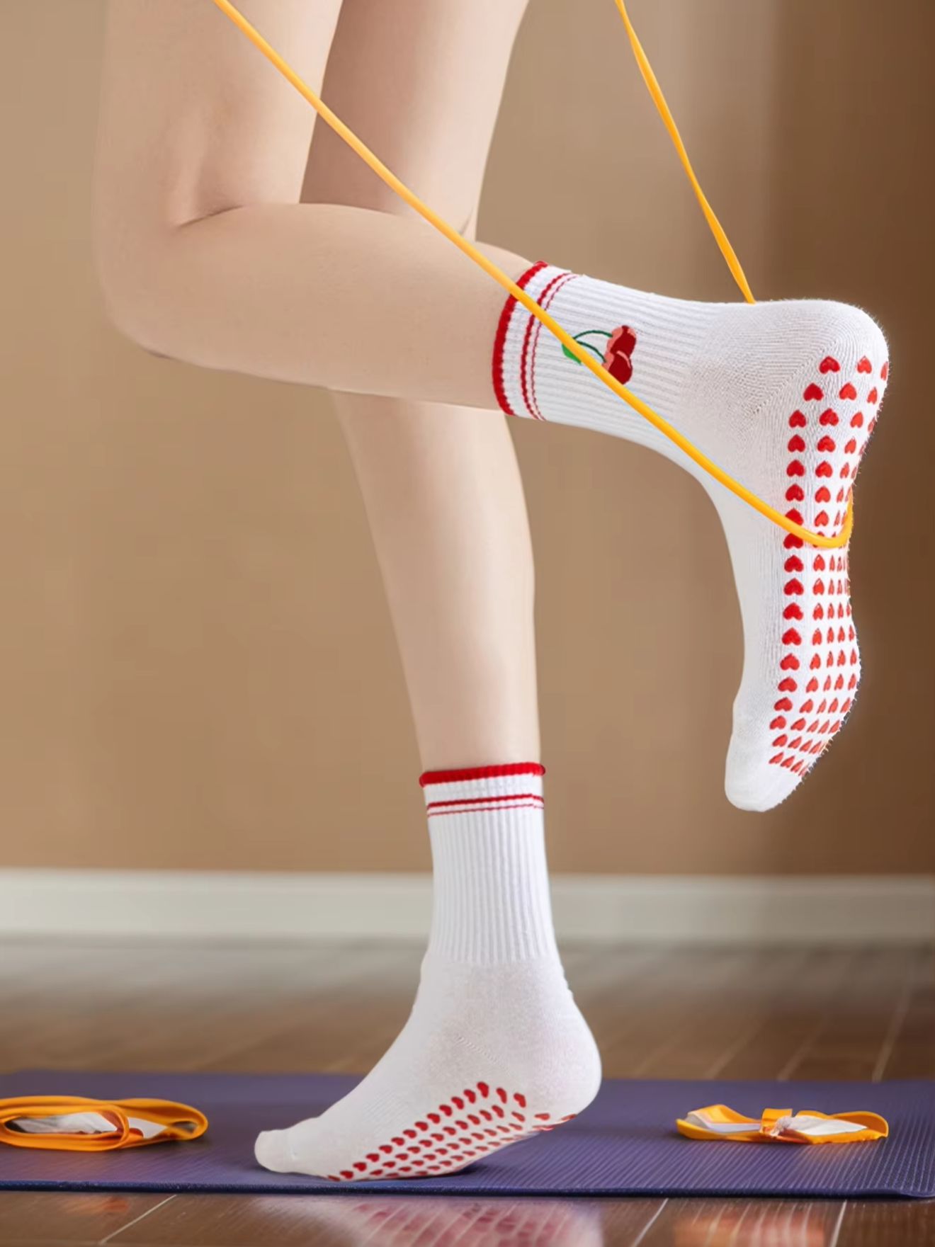Yoga Fitness Usa - 1 Pairs Cross-Border Professional Yoga Socks,