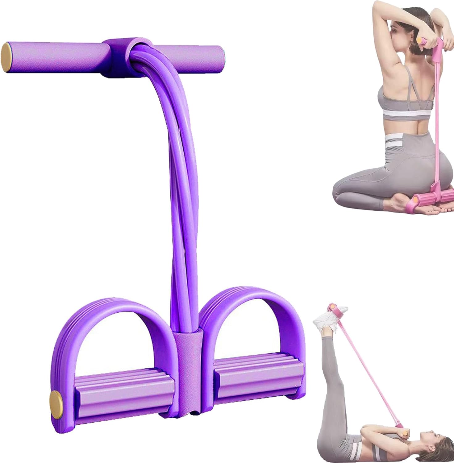 Yoga Fitness Youtube - 4/6-Tube Tensioner Multi-Functional Household Fitness Yoga