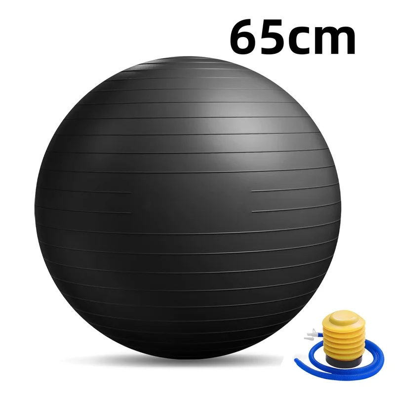 Anti-Burst Yoga Ball with Pump - Exercise Ball Stability ulasan dan harga