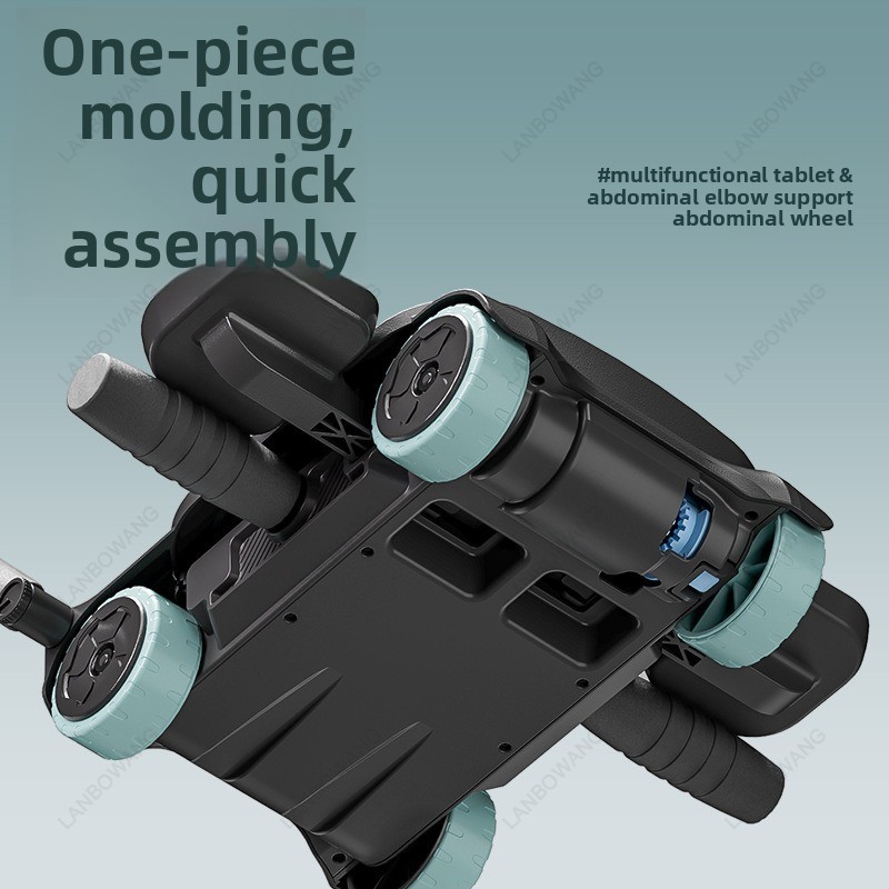 New 4 Wheels Auto Rebound Ab R - Ab Wheel Roller ulasan dan harga