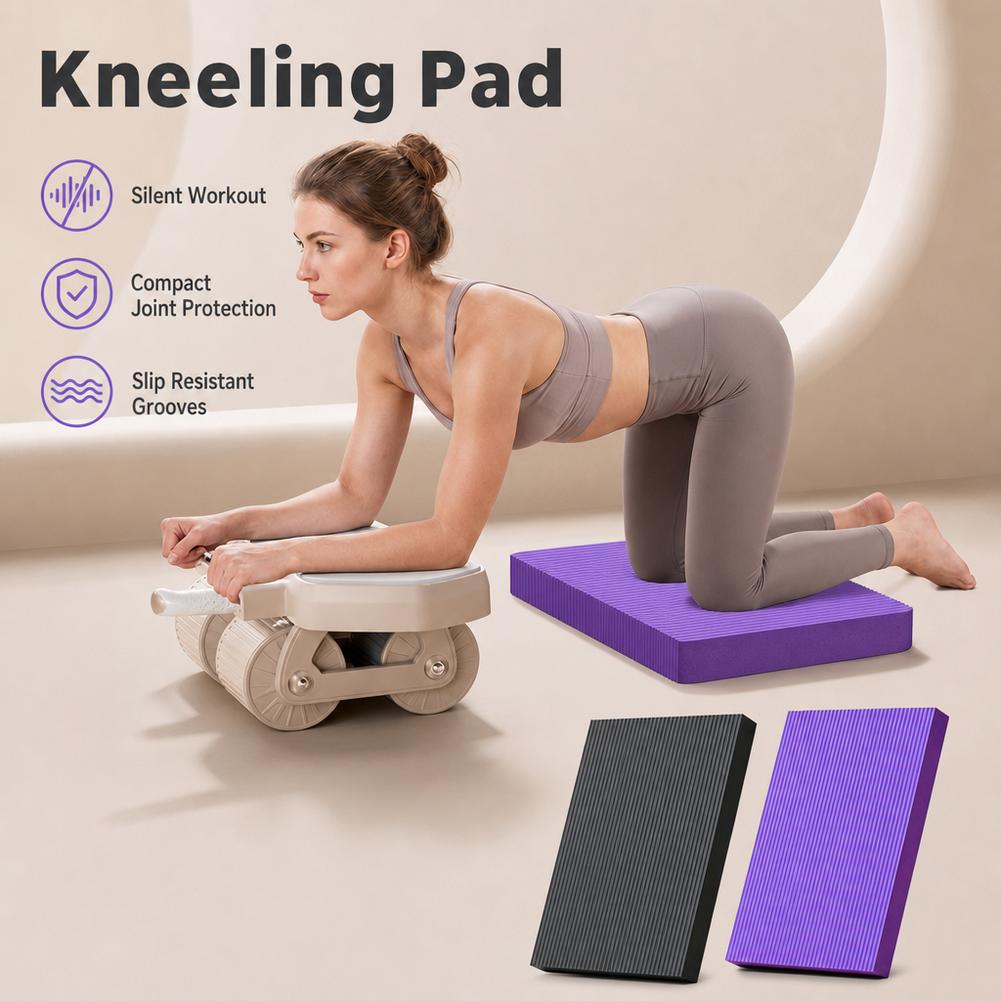 Thick Yoga Knee Pad Mat Non Sl - Ab Wheel Roller ulasan dan harga