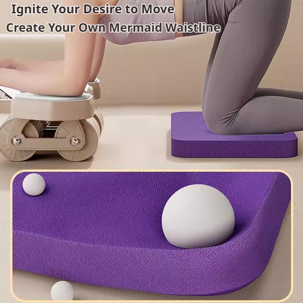 Thick Yoga Knee Pad Mat Non Sl - Ab Wheel Roller ulasan dan harga
