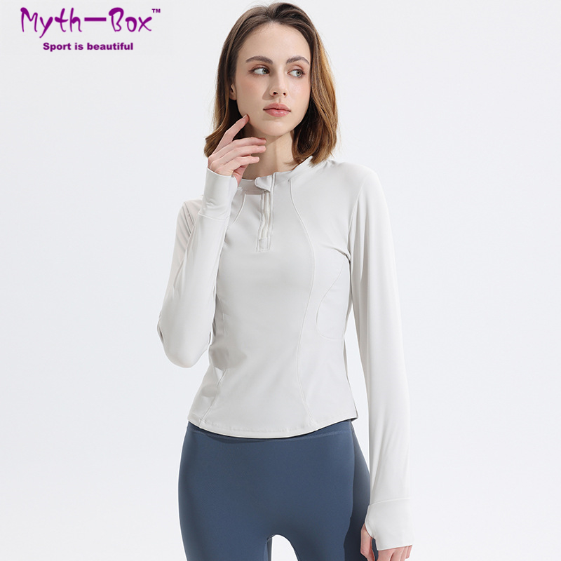 Autumn Women Yoga Shirts Long  - Yoga Fitness Qc ulasan dan harga