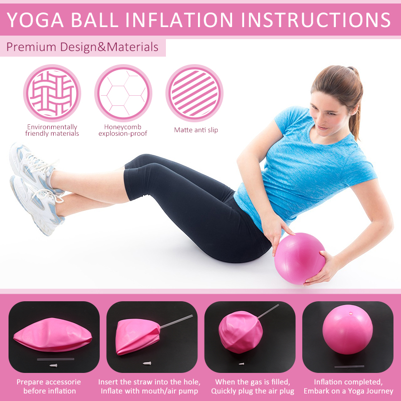 Pilates Ball Resistance Bands  - Yoga Fitness At Home ulasan dan harga