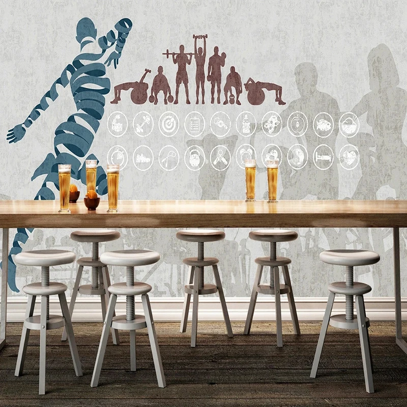 Custom Modern Sports Pattern W - Yoga Fitness Gym Photos ulasan dan harga