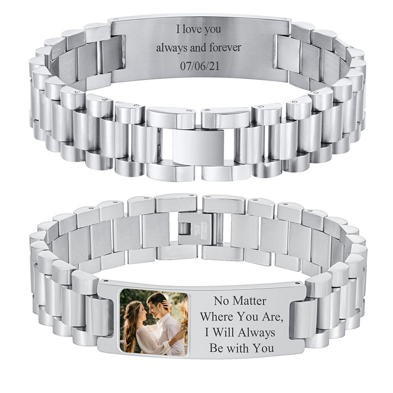 Custom Picture Text Bracelet W - Fitness Tracker Band ulasan dan harga