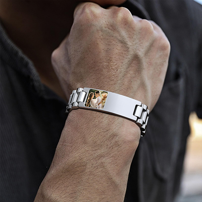 Custom Picture Text Bracelet W - Fitness Tracker Band ulasan dan harga