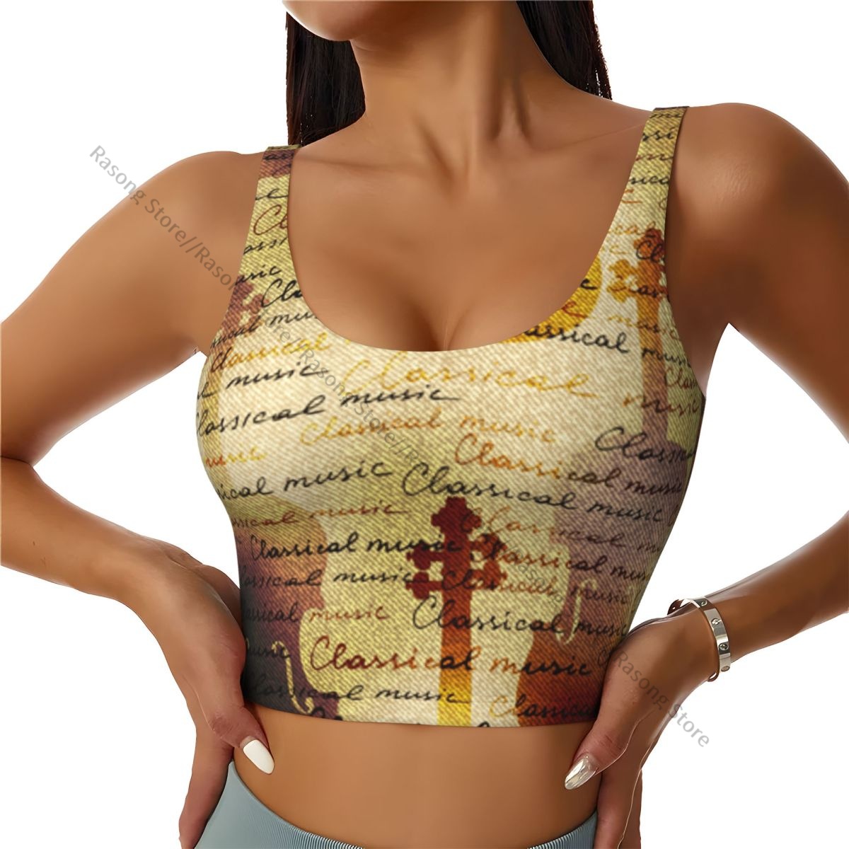 Sports Bra Women Running Yoga  - Yoga Fitness Music ulasan dan harga
