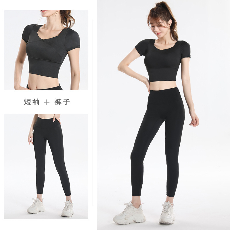 Quick Dry Set Sports Top With  - Yoga Fitness Usa ulasan dan harga