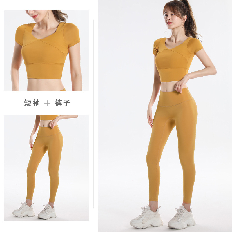 Quick Dry Set Sports Top With  - Yoga Fitness Usa ulasan dan harga