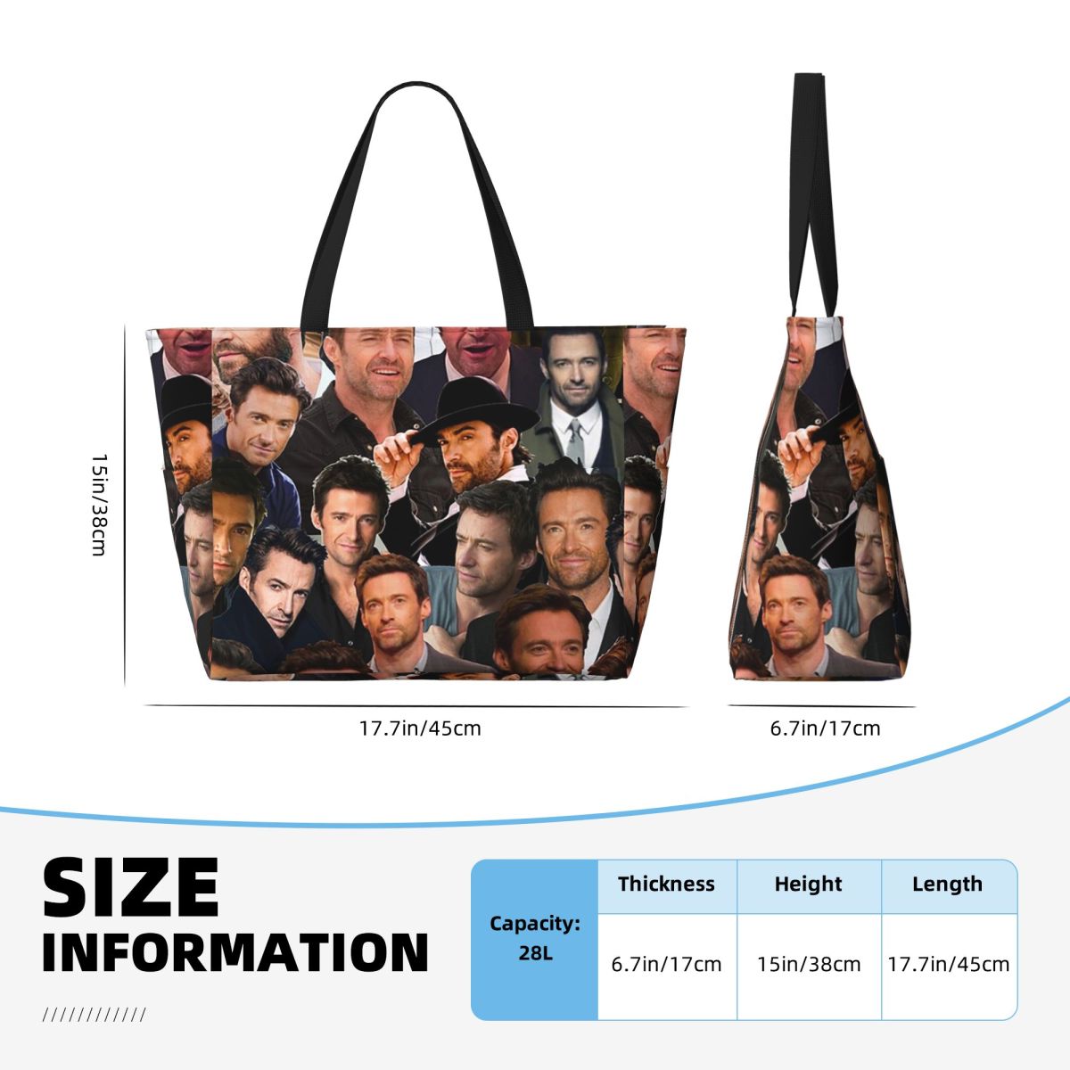 Hugh Jackman Photo Collage Bea - Yoga Fitness Gym Photos ulasan dan harga