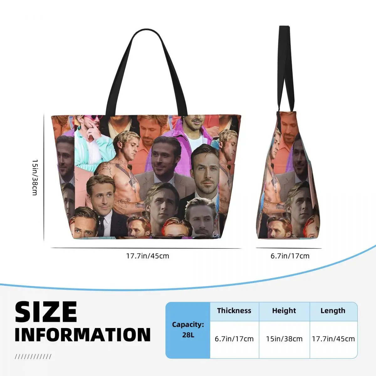 Ryan Gosling Photo Collage Bea - Yoga Fitness Gym Photos ulasan dan harga