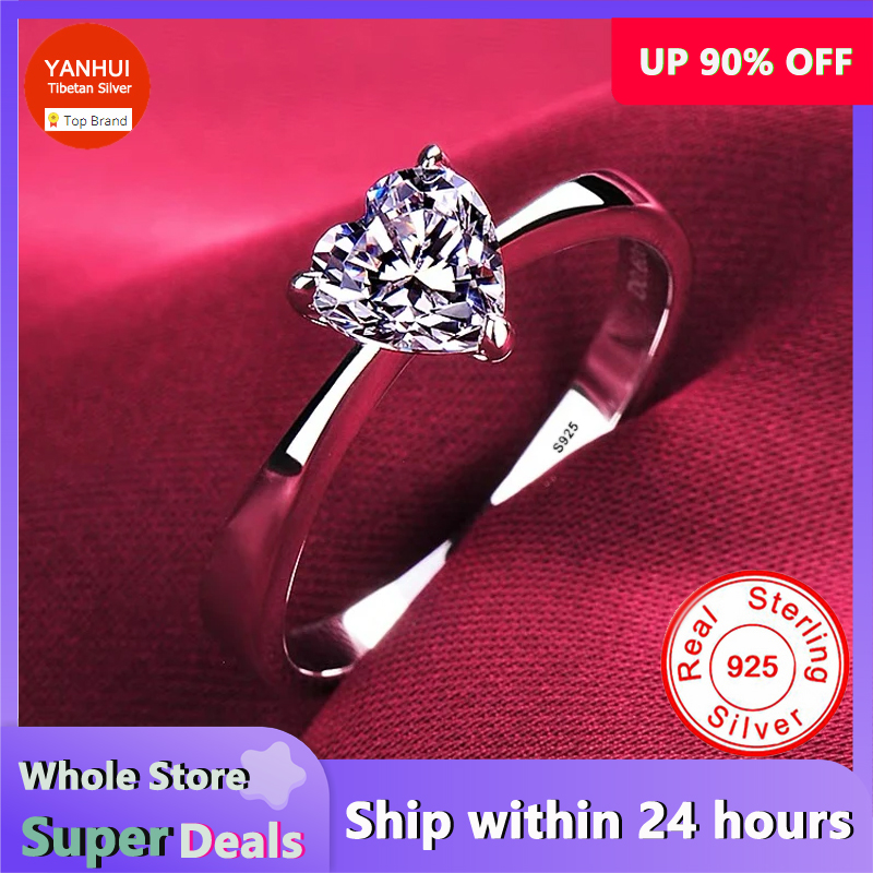 Women's Romantic Heart Ring Gi - Fitness Tracker Band ulasan dan harga