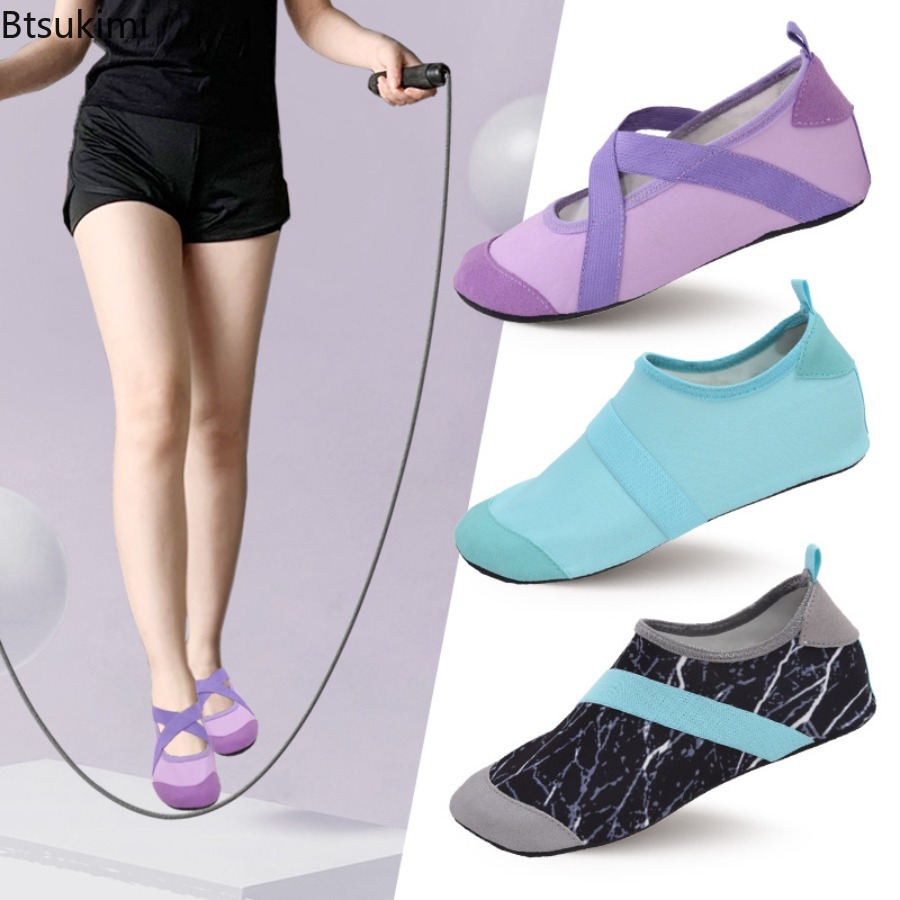 Women Gym Yoga Shoes Flat Anti - Yoga Fitness At Home ulasan dan harga