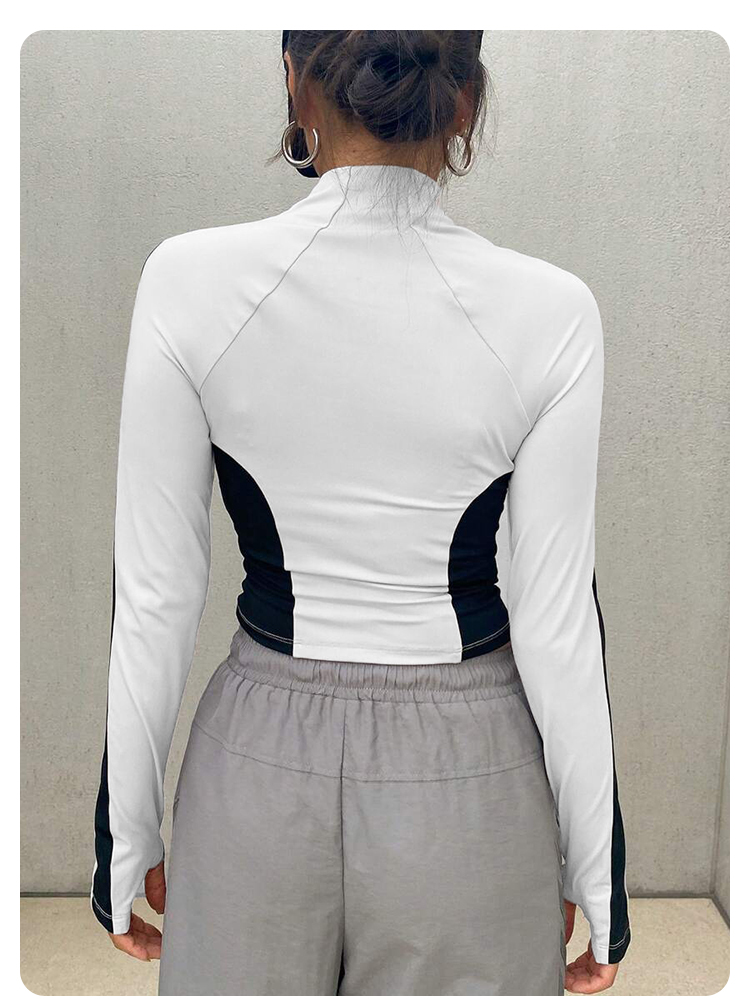 Yoga Clothes Stand Up Collar J - Yoga Fitness Usa ulasan dan harga