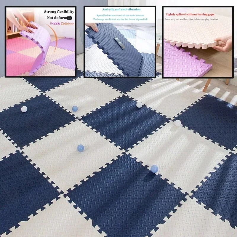 8/16PCS 30cm Sports Gym Mats P - Yoga Fitness Music ulasan dan harga