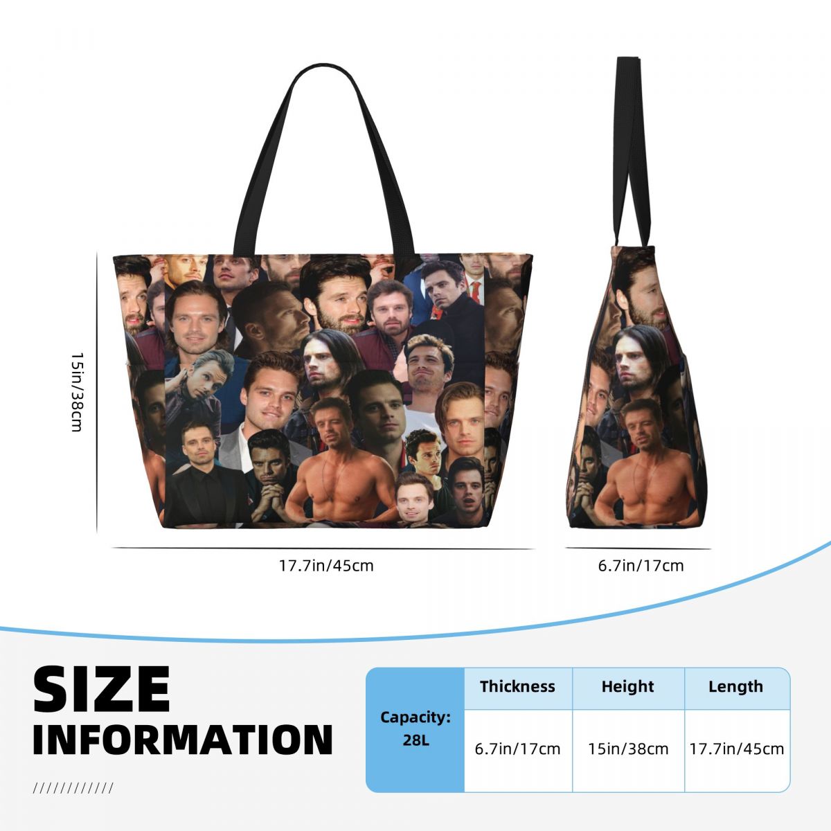 Sebastian Stan Photo Collage B - Yoga Fitness Gym Photos ulasan dan harga