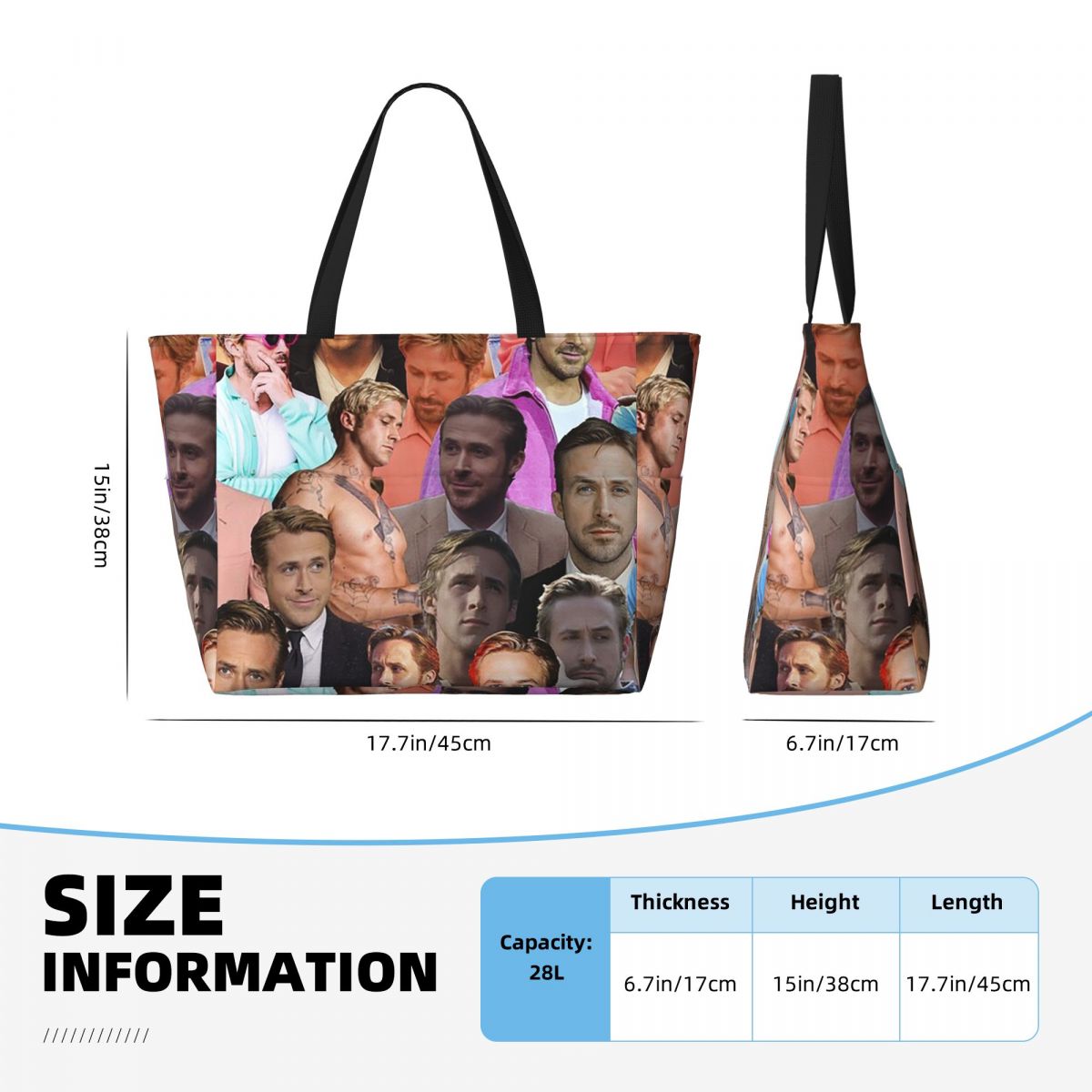 Ryan Gosling Photo Collage Bea - Yoga Fitness Gym Photos ulasan dan harga