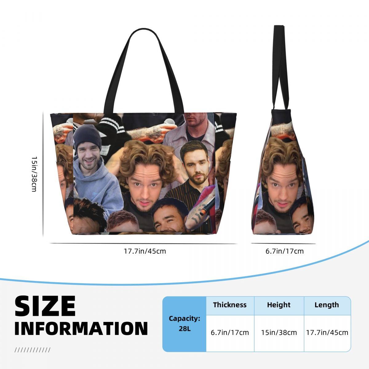 Liam Payne Photo Collage Beach - Yoga Fitness Gym Photos ulasan dan harga