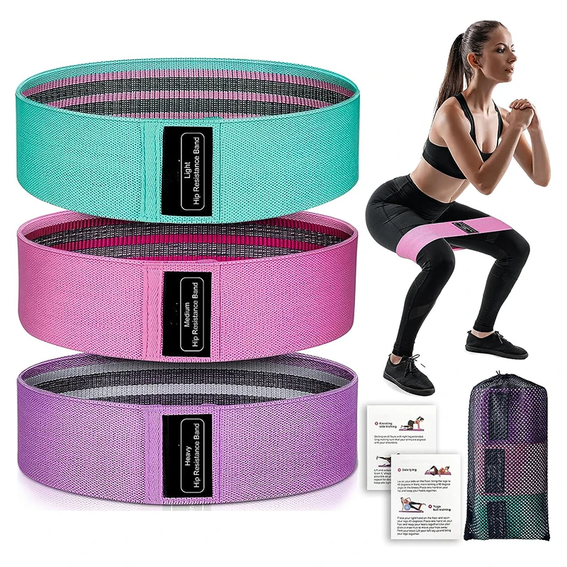 1/3Pcs Resistance Bands Squat  - Yoga Fitness At Home ulasan dan harga