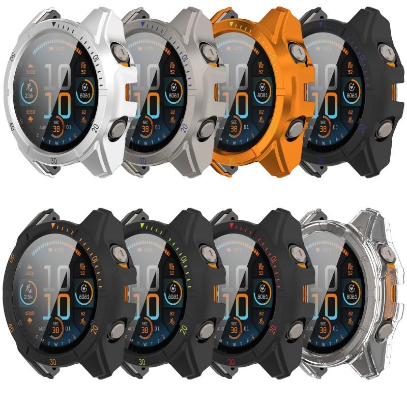 PC +Tempered Film Case for Gar - Fitness Tracker Band ulasan dan harga