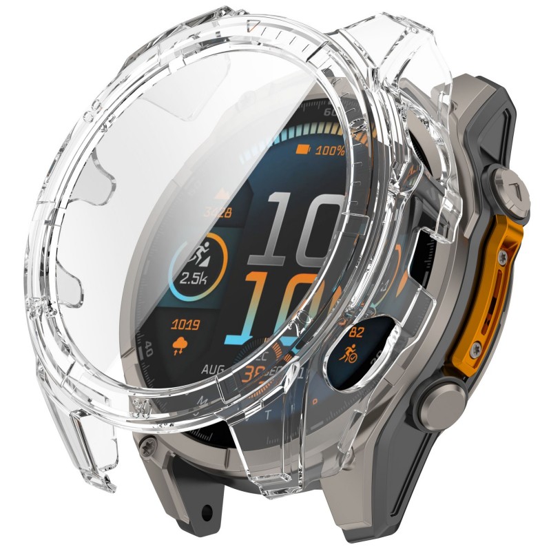 PC +Tempered Film Case for Gar - Fitness Tracker Band ulasan dan harga