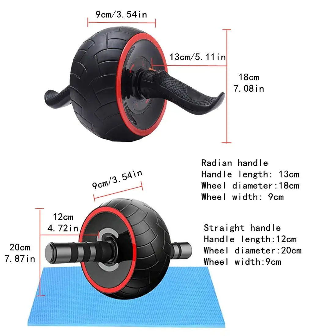 Abdominal Wheel AB Wheel Rolle - Ab Wheel Roller ulasan dan harga