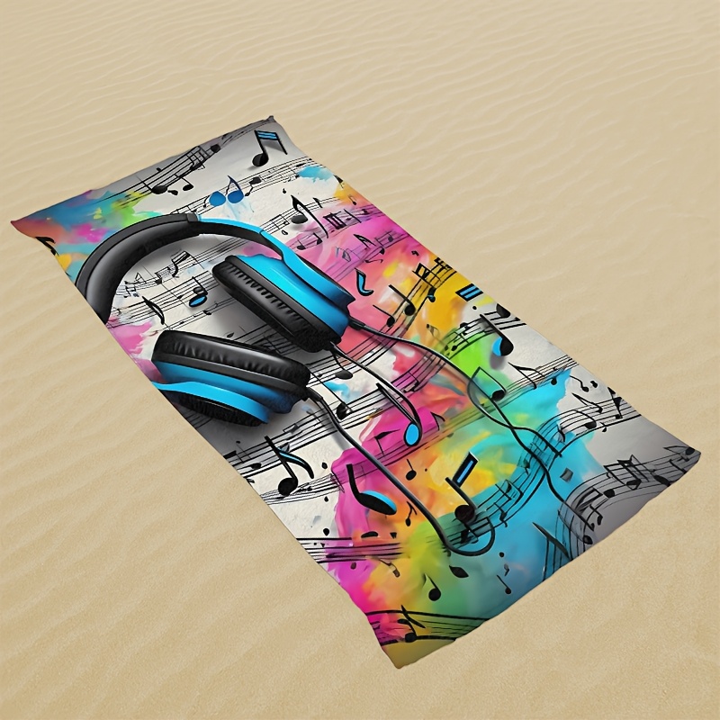 Headphone And Music Note Beach - Yoga Fitness Music ulasan dan harga