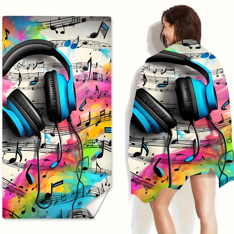 Headphone And Music Note Beach - Yoga Fitness Music ulasan dan harga
